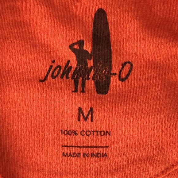 Johnnie-O Mens Heathered Tyler Pocket Tee Orange 3 Size Medium NWT - Picture 3 of 15